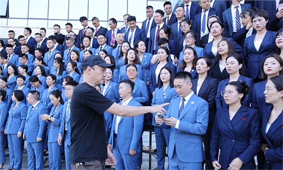 500人大合影拍摄-站位整队